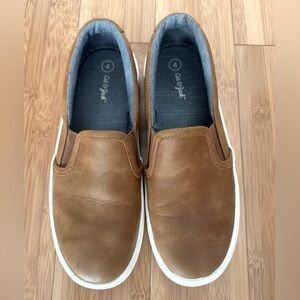 Boys Cat & Jack Faux Leather Slip on Shoes